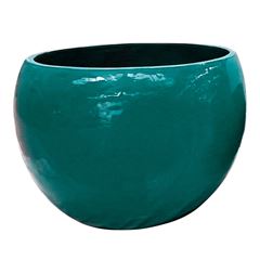 Vaso de Cerâmica 70x52cm Caymen Verde DESIGN DECOR / REF. DDC96437