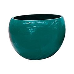 Vaso de Cerâmica 43x35cm Caymen Verde DESIGN DECOR / REF. DDC96451