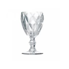 Taça de Vidro 265ml para Vinho Diamond Transparente LYOR / REF. 6472