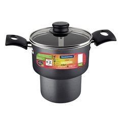 Cuscuzeira de Alumínio 14cm Turim Chumbo TRAMONTINA / REF. 20268/614