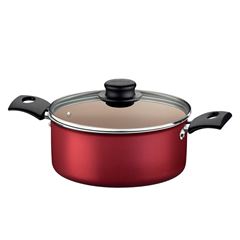 Caçarola em Alumínio 22cm Turim Vermelho TRAMONTINA / REF. 20261/722
