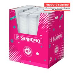 Pote Plástico SR10/38 Fácil Sortido Transparente SANREMO / REF. SR10/38