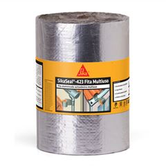 Fita Adesiva 20cmx10m Multiuso SikaSeal-423 Alumínio SIKA / REF. 770926