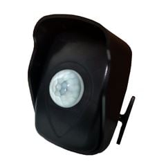 Sensor de Presença 180° Bivolt com Fotocélula para Sobrepor Externo Preto QUALITRONIX / REF. QA26M