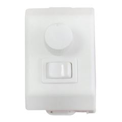 Dimmer para Sobrepor de Ventilador Branco QUALITRONIX / REF. QV38