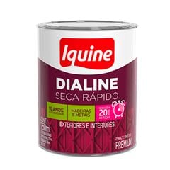 Tinta Esmalte Alto Brilho 750ml Dialine Seca Rápido Platina IQUINE / REF. 62200683