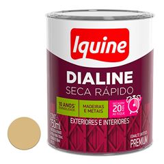 Tinta Esmalte Alto Brilho Dialine Seca Rápido 750ml Creme IQUINE / REF. 62202183