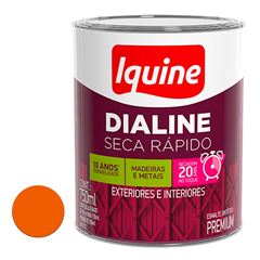 Tinta Esmalte Alto Brilho Dialine Seca Rápido 750ml Laranja IQUINE / REF. 62204483
