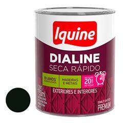 Tinta Esmalte Alto Brilho 750ml Dialine Seca Rápido Preta IQUINE / REF. 62205783R