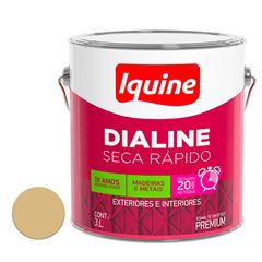 Tinta Esmalte Alto Brilho 3L Dialine Seca Rápido Creme IQUINE / REF. 62202182