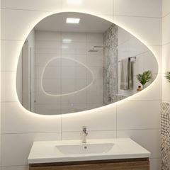 Espelho Led Slim 64x50cm Orgânico Scanno DESIGN DECOR / REF. DDC97694