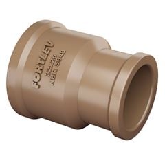 Luva de Redução Soldável em PVC 25x20mm FORTLEV / REF. 10412529