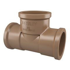 Tê Soldável em PVC 40mm FORTLEV / REF. 10250409