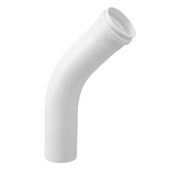 Curva 45° Longa Esgoto SN em PVC 50mm Branco FORTLEV / REF. 11450501