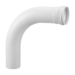 Curva 90° Longa Esgoto SN em PVC 150mm Branco FORTLEV / REF. 11461501