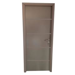 Porta de Madeira 70x210cm Frisada Colmeia Gianduia ROCHA / REF. 100054526