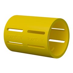 Luva de Pressão para Eletroduto Corrugado 20mm Amarelo FORTLEV / REF. 13530209