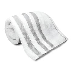 Toalha de Banho Algodão 70x140cm Jacquard Asti Branco CORTTEX / REF. 700655-56-1