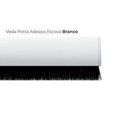 Veda Porta Escova Adesivo 90cm Branco COMFORT DOOR / REF. PA03010005