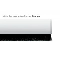 Veda Porta Escova Adesivo 100cm Branco COMFORT DOOR / REF. PA03010001