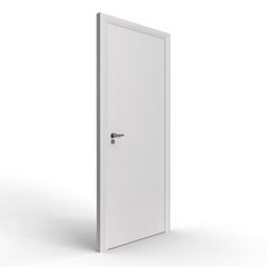 Porta de Madeira 100x210cm Lisa Super Branco New ROCHA / REF. 10005(2474)