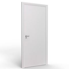 Porta de Madeira 100x210cm Lisa Super Branco New ROCHA / REF. 10005(2474)