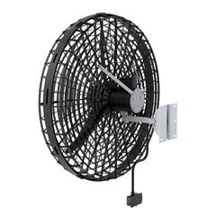 Ventilador de Plástico 100cm 200v 1/2cv de Parede com 3 Pás Preto VENTISOL / REF. 7522
