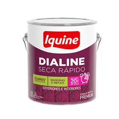 Tinta Esmaltada Alto Brilho 3L Dialine Seca Rápido Colorado IQUINE / REF. 62212482