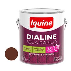 Tinta Esmaltada Alto Brilho 3L Dialine Seca Rápido Colorado IQUINE / REF. 62212482