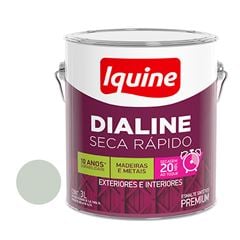 Tinta Esmaltada Acetinada 3L Dialine Seca Rápido Branco Gelo IQUINE / REF. 144200382