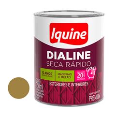 Tinta Esmaltada Alto Brilho 750ml Dialine Seca Rápido Ouro Antigo IQUINE / REF. 62229083