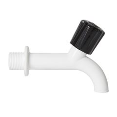 Torneira para Tanque de Plástico 1/2 10cm Branco REBOUÇAS / REF. 8