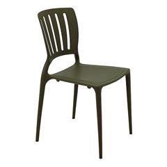 Cadeira em Polipropileno Monobloco Manu Verde Olive TRAMONTINA / REF. 92025027