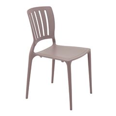 Cadeira em Polipropileno Monobloco Manu Camurça TRAMONTINA / REF. 92025210