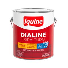 Tinta Esmalte Alto Brilho 3L Dialine Base Água Branco Gelo IQUINE / REF. 234200382