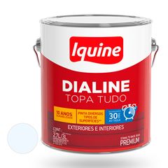 Tinta Esmalte Acetinada 3L Dialine Topa Tudo Branco Neve IQUINE / REF. 236200282