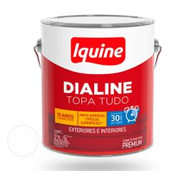 Tinta Esmalte Fosca 3L Dialine Base Água Branco IQUINE / REF. 332200282