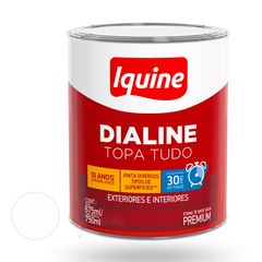 Tinta Esmalte Fosca 750ml Dialine Base Água Branco IQUINE / REF. 332200283