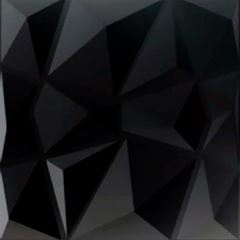 Painel 3D 50X50cm Diamante com 8 Peças Branco MEBUKI / REF. 10400654