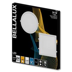 Painel Led 24w Bivolt de Embutir Quadrado 6500k BELLALUX / REF. 7025456