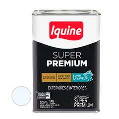 Tinta Acrílica Fosca Lata 15L Super Premium Branco Neve IQUINE / REF. 261300254