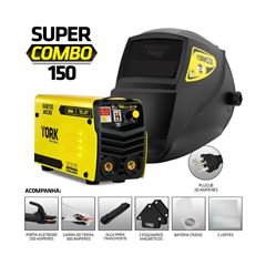 Inversor de Solda 150A 220V com 7 Peças Tig Lift+Mma TORK / REF. SCIM-6150-220V