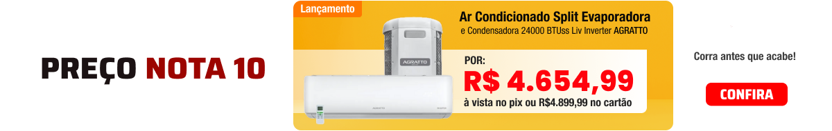 Ar - condicionado AGRATTO 24btus