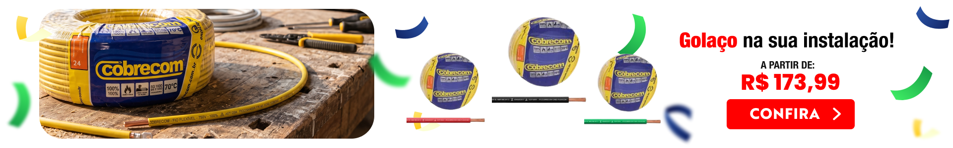 Golaço na sua instalação! 