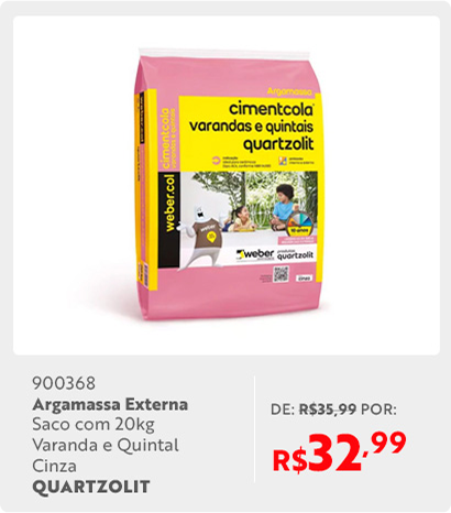 900368 - Argamassa Quartizolit