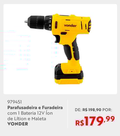 979451 - PARAFUSADEIRA VONDER - PE