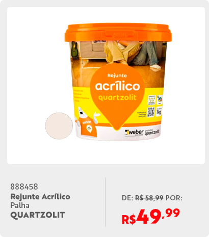 888458 Rejunte Acrílico Palha  QUARTZOLIT PE/AL