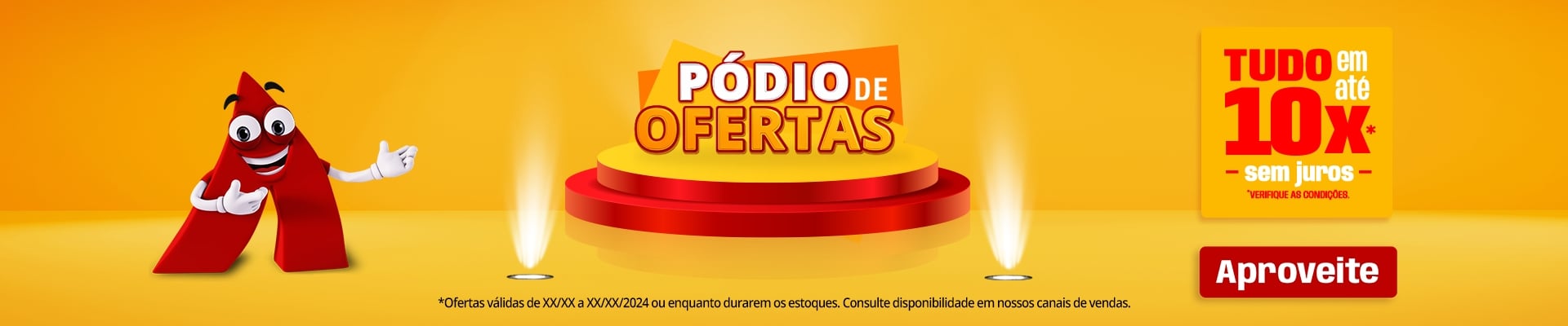 PÓDIO DE OFERTAS