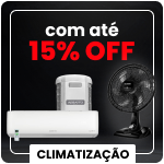 CLIMITAZAÇÃO COM ATÉ 15% OFF