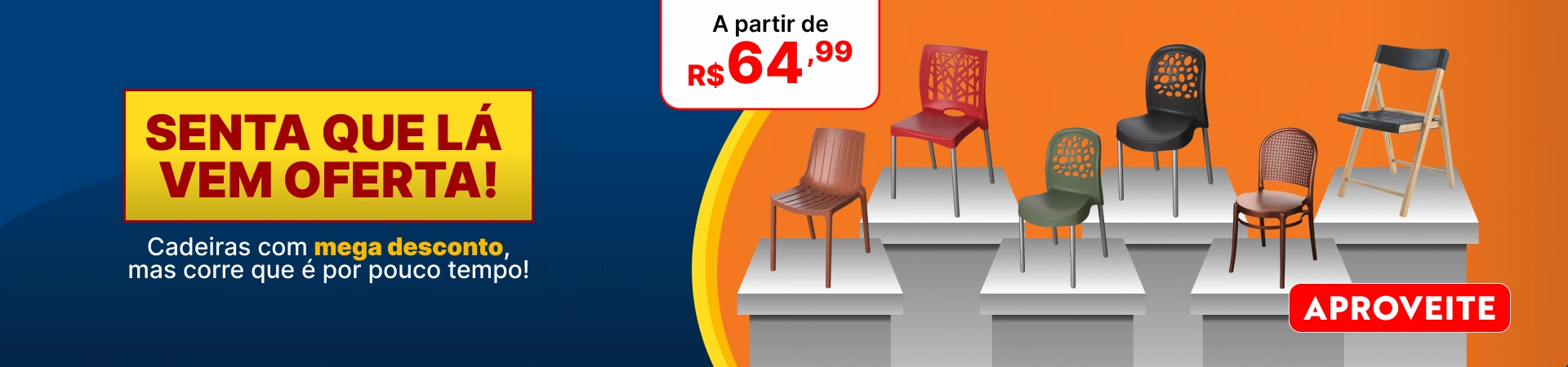 Senta que lá vem ofertas